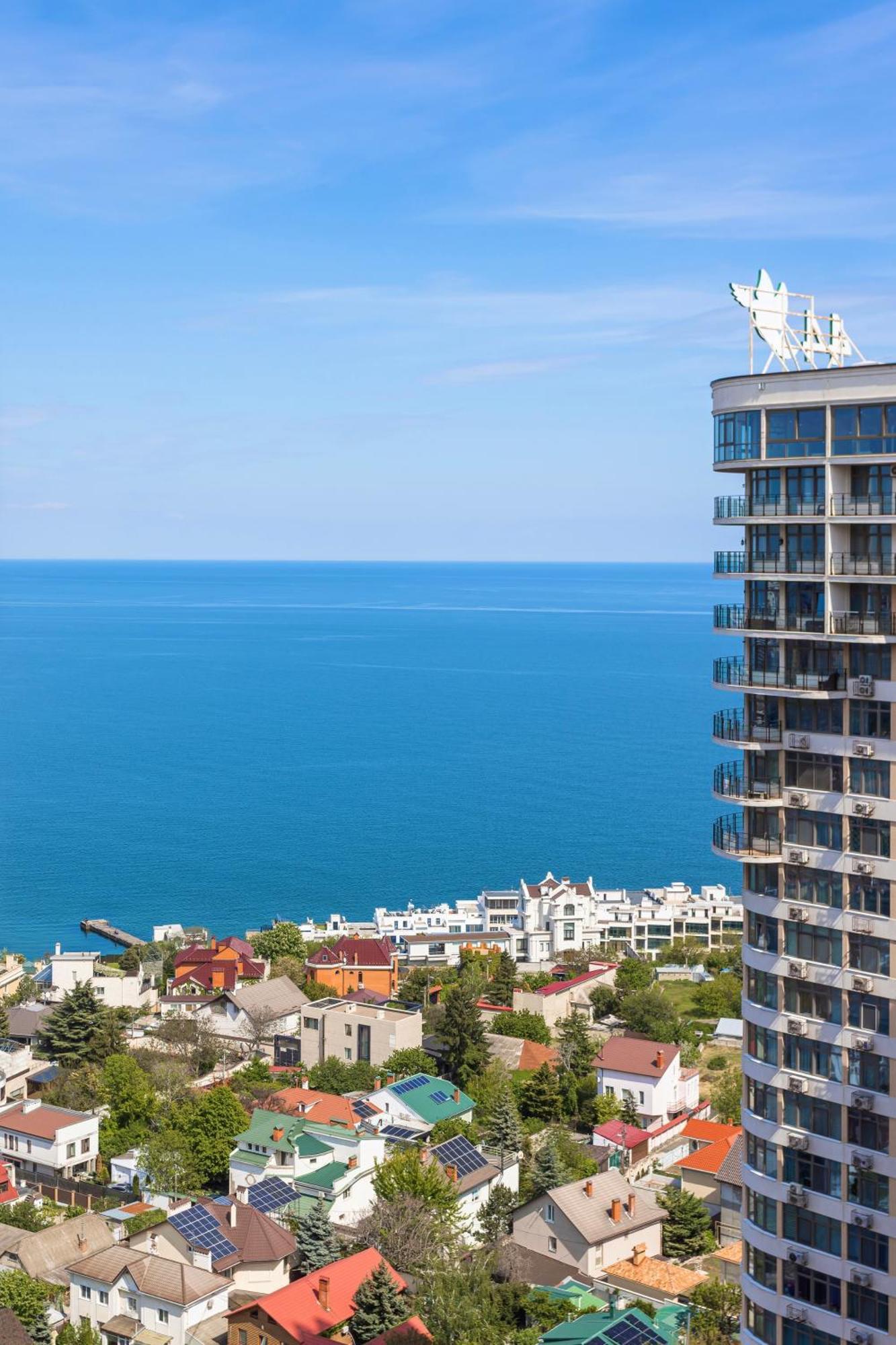 Direct Sea View Apartment Odesa Exterior photo